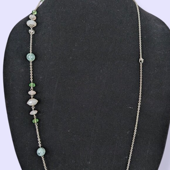 (2/$20) Vintage Long Beaded Chain Necklace - Picture 4 of 5
